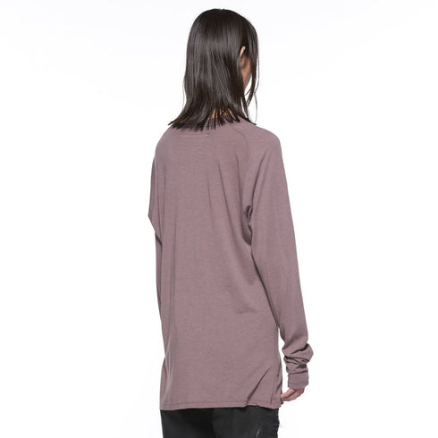 JULIUS 917CUM12 Ash Purple / Seamd Neck Top