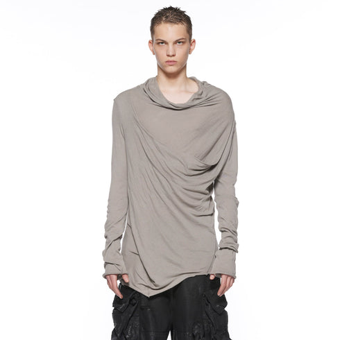 JULIUS 917CUM5 Cement / Over Drape Monk Top