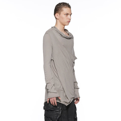 JULIUS 917CUM5 Cement / Over Drape Monk Top
