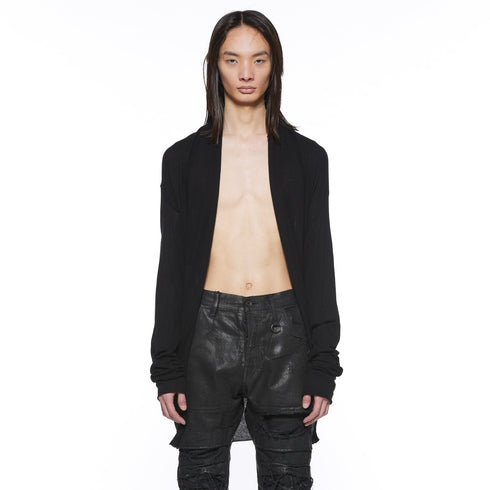 JULIUS 917CUM3 Black / Drape Cardigan