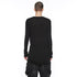 JULIUS 917CUM4 Black / Drop Neck Drape Top