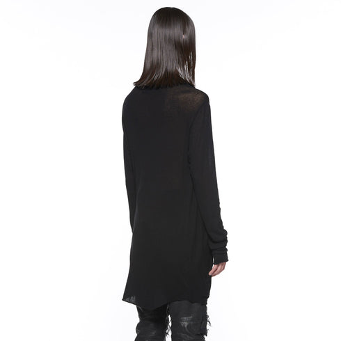 JULIUS 917CUM5 Black / Cowl Neck Drape Top