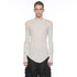 JULIUS 917CUM6 Plaster / High Neck Skinny Top