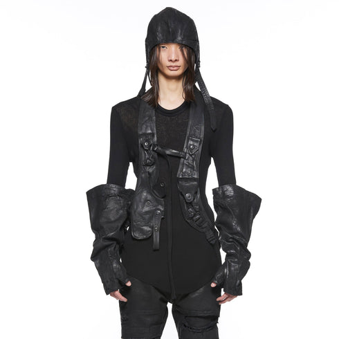 JULIUS 917VEM1-C Black / Holster Vest