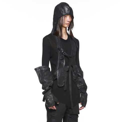 JULIUS 917VEM1-C Black / Holster Vest