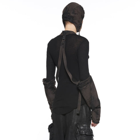 JULIUS 917VEM1-BW Dark Brown / Holster Vest