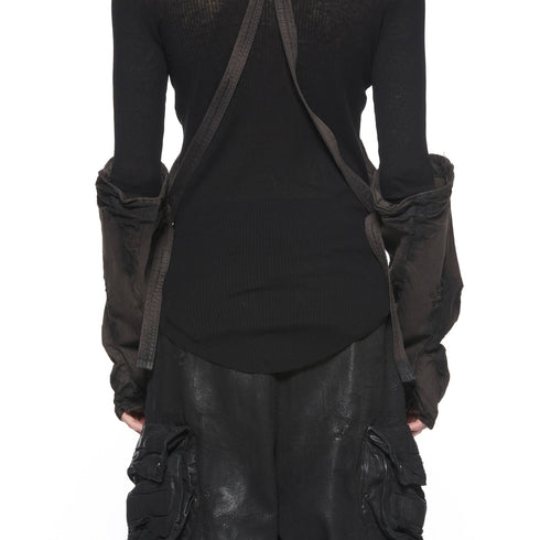 JULIUS 917ACU18-BW Dark Brown / Dimentional Gloves