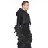 JULIUS 917STU2 Black / Hooded Gauna Vest