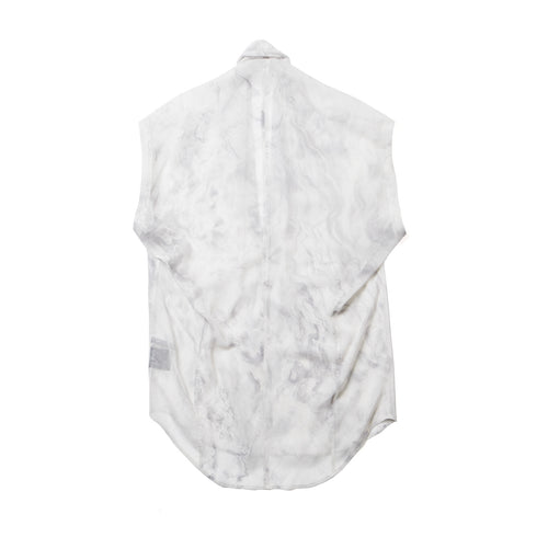 JULIUS 937SHM10 Off White / Slit Neck Shirt