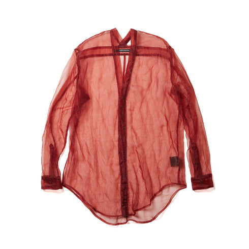 JULIUS 937SHM8 Blood / Slit Neck Shirt