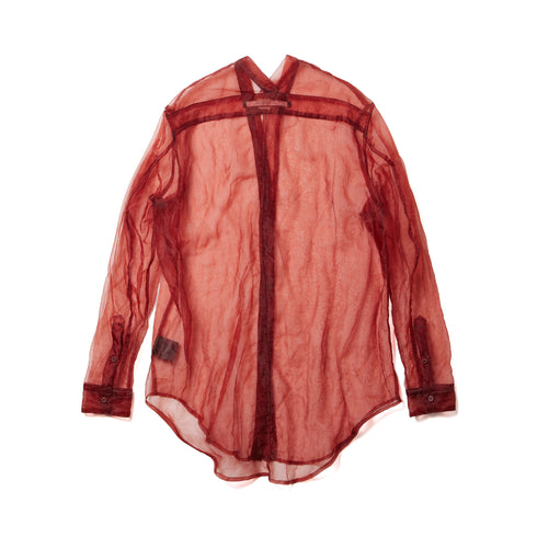 JULIUS 937SHM8 Blood / Slit Neck Shirt
