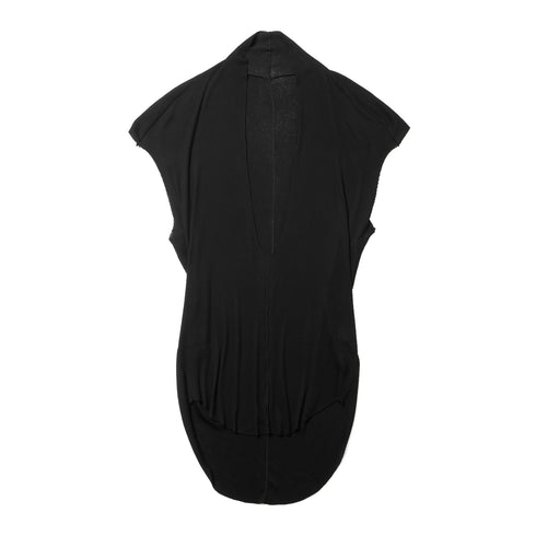 JULIUS 937CUM24 Black / Slit Neck Top