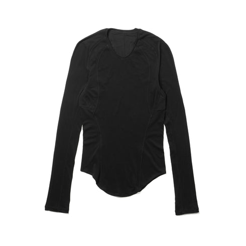 JULIUS 937CUM20 Black / Seamed Skinny Top