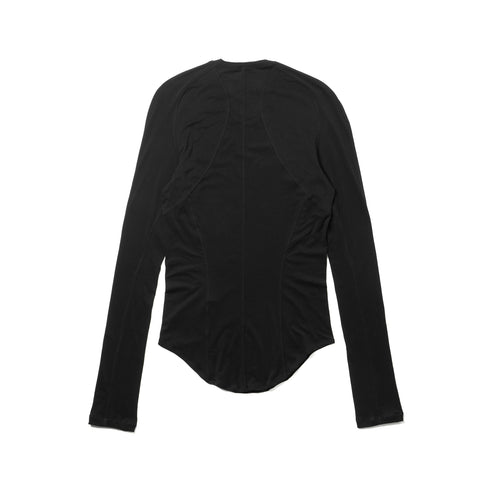 JULIUS 937CUM20 Black / Seamed Skinny Top