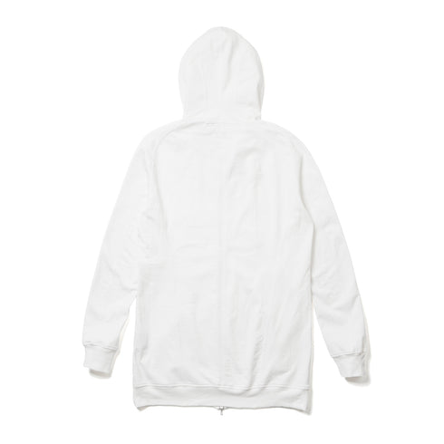 JULIUS 937CUM1 Off White / Seamed Hoodie