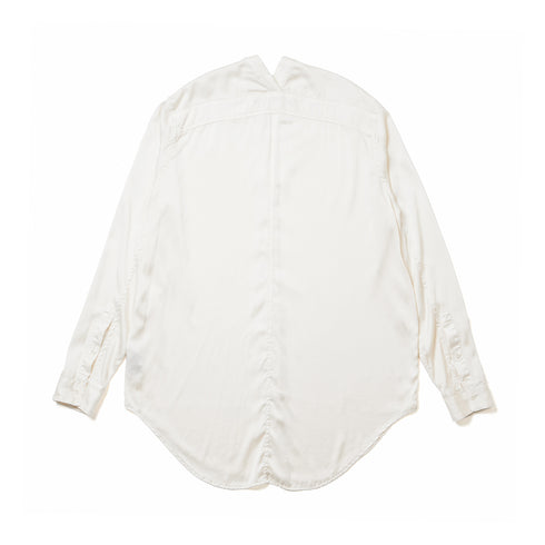 JULIUS 937SHM3 Off White / Slit Neck Shirt
