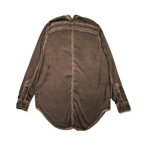 JULIUS 937SHM3 Clay / Slit Neck Shirt