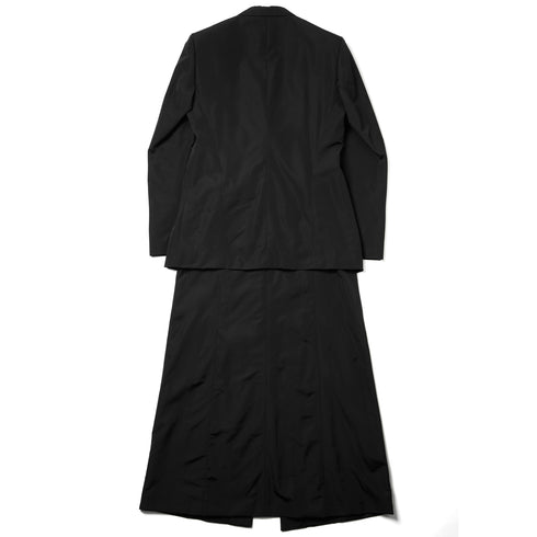 JULIUS 937JAM1-S Black / Layered Tailored Jacket