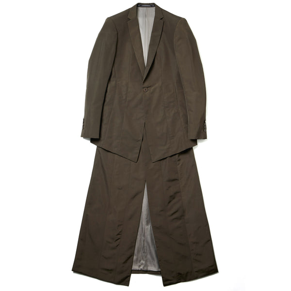 JULIUS 937JAM1-S Brown / Layered Tailored Jacket