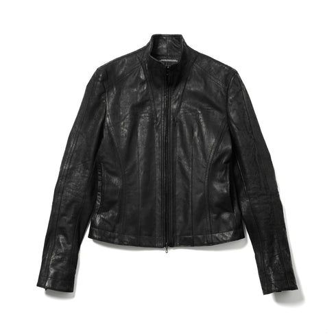 JULIUS 937BLM10 Black / Seamed Skinny Jacket