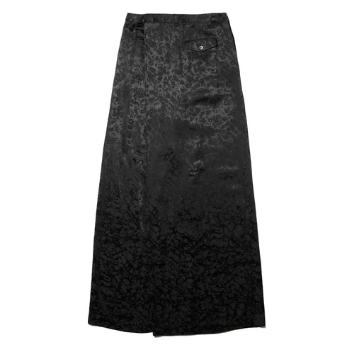 JULIUS 937PAM11 Black / Over Wrapping Trousers
