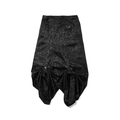 JULIUS 937PAM11 Black / Over Wrapping Trousers