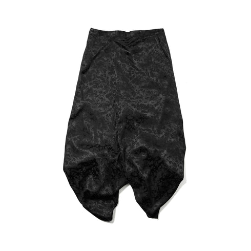 JULIUS 937PAM11 Black / Over Wrapping Trousers