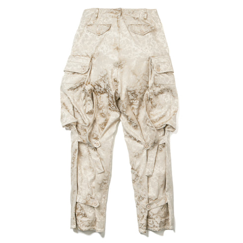 JULIUS 937PAM10 Gold / Gas Mask Trousers
