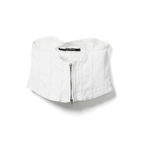 JULIUS 937ACU3 Off White / Seamed Corset