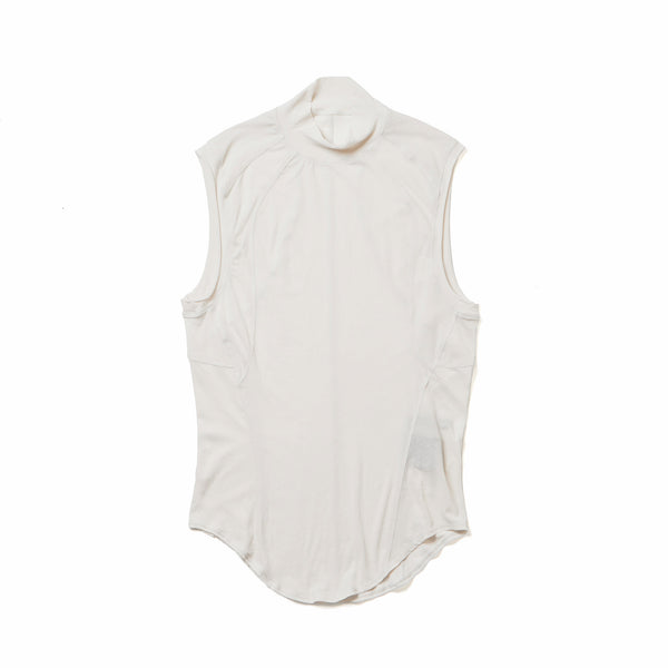 JULIUS 937CUM21 Plaster / Seamed High Neck Top