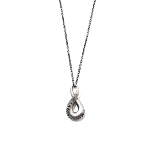 JULIUS 077ACU31 SILVER / Ouroboros Necklace