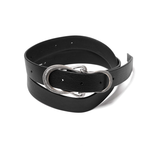 JULIUS 077ACU32 BK x SV / Ouroboros Belt