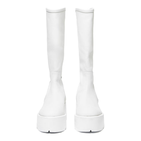 JULIUS 937FWM1 Off White / Long Engineer Boots