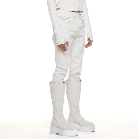 JULIUS 937PAM7 Off White / Gazelle Skinny Pants