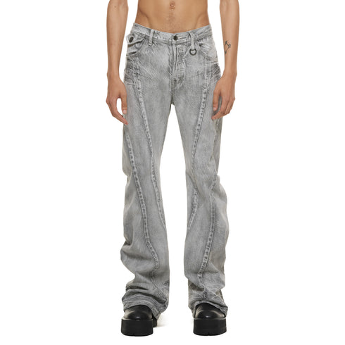 JULIUS 937PAM2-PL Plaster / Bending Flare Pants