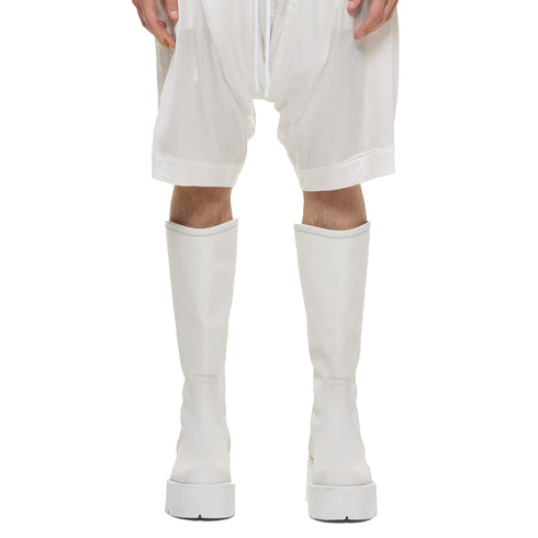 JULIUS 937FWM1 Off White / Long Engineer Boots