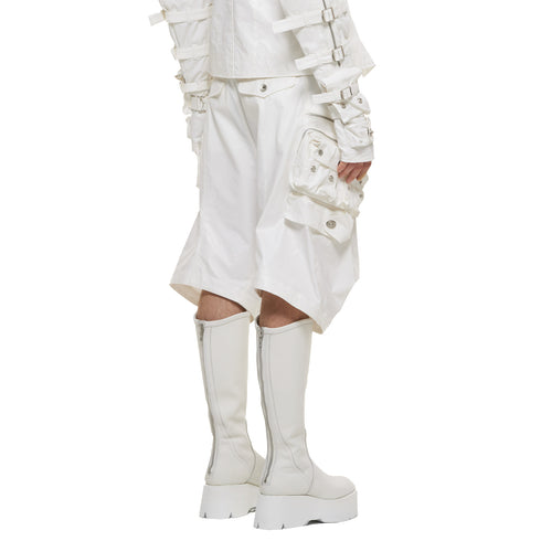 JULIUS 937PAM21 Off White / Tactical Pants