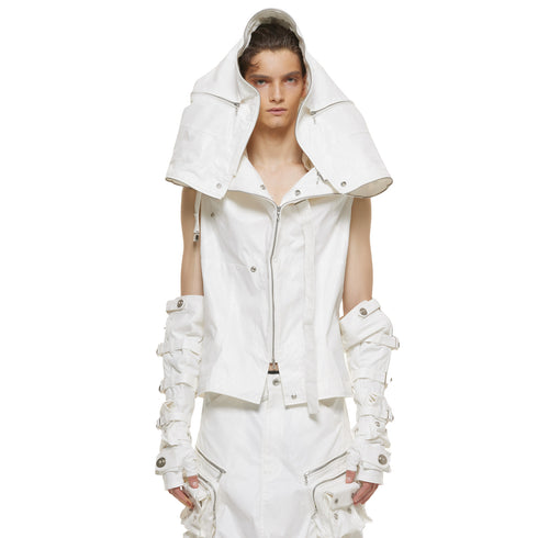 JULIUS 937VEM2 Off White / Rectangle Vest