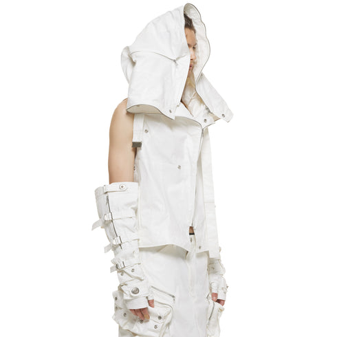 JULIUS 937VEM2 Off White / Rectangle Vest