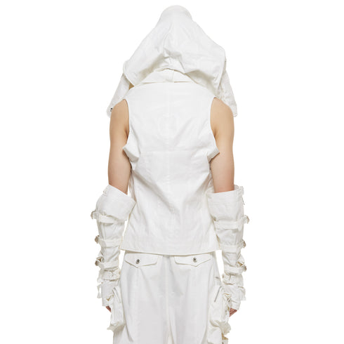 JULIUS 937VEM2 Off White / Rectangle Vest