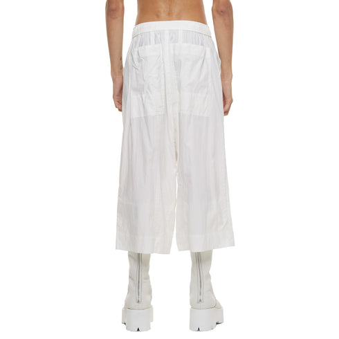 JULIUS 937PAM23 Off White / Croped Baggy Pants