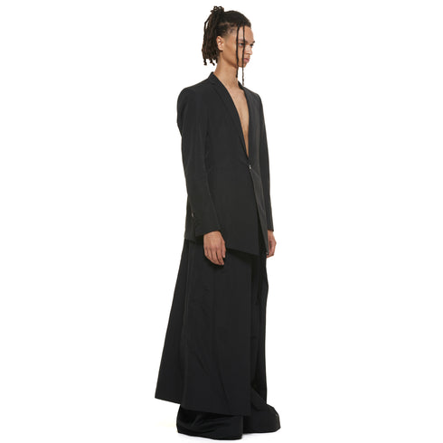 JULIUS 937JAM1-S Black / Layered Tailored Jacket