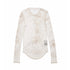 JULIUS 937CUM28-P Off White / Sheer Ls Top