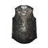 JULIUS 937CUM30-P Black / Sheer Sleeve Less Top