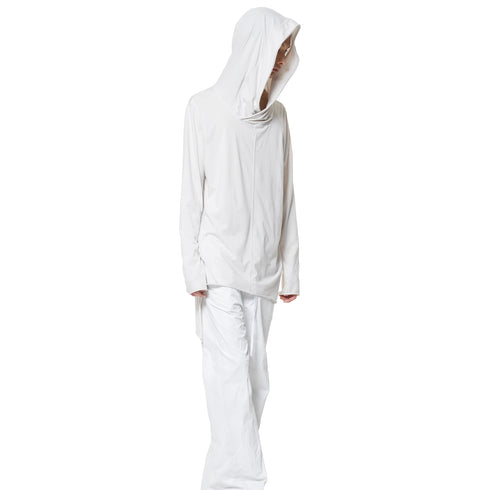 JULIUS 947CUM6 Off White / Hoodie Top