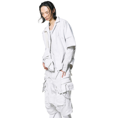JULIUS 947SHM3 Dust Plaster / Coated Kite Shirt