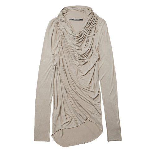 JULIUS 957CUM11 Greige / Over Drape Monk Top