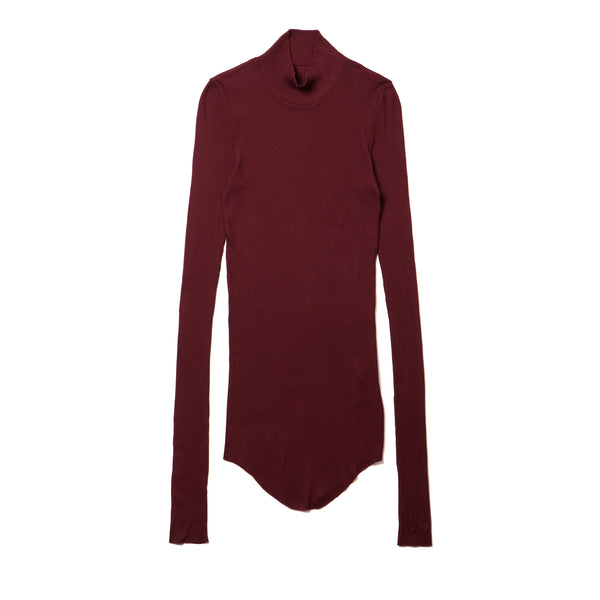 JULIUS 957CUM5 Blood / High Neck Skinny Top