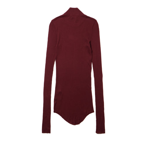 JULIUS 957CUM5 Blood / High Neck Skinny Top