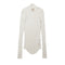 JULIUS 957CUM5 Plaster / High Neck Skinny Top